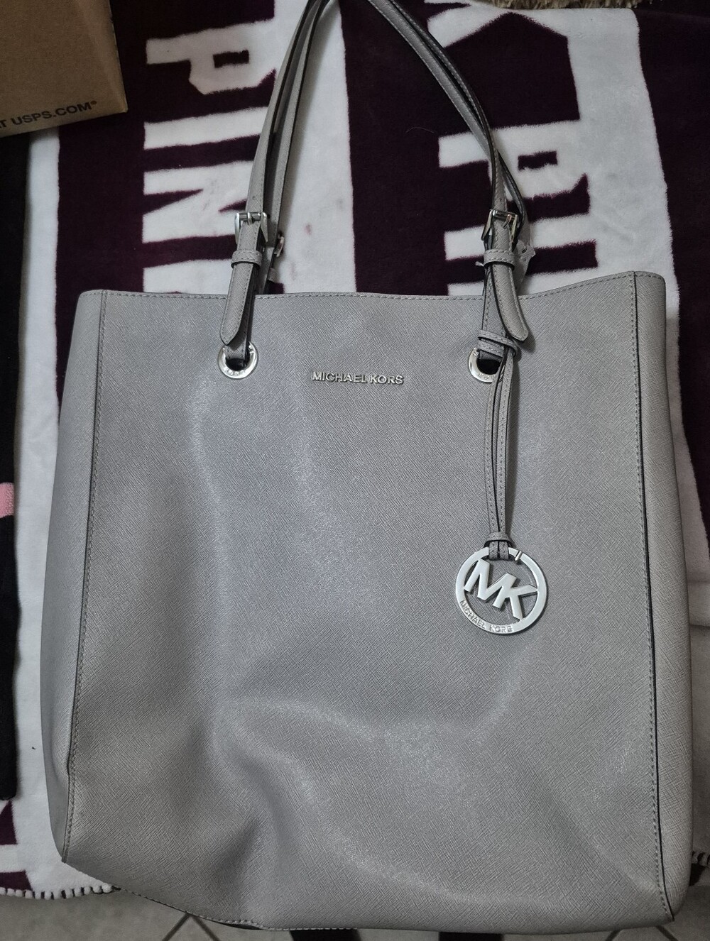 NWOT Michael Kors Gray Shoulder Bag
